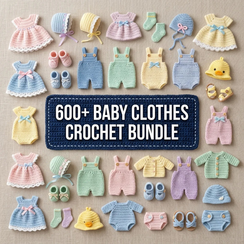 600+ Baby Clothes Pack