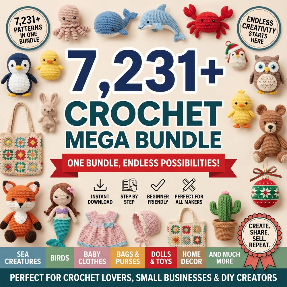 Mega Bundle — All 7,231+ Patterns + 5 Bonuses