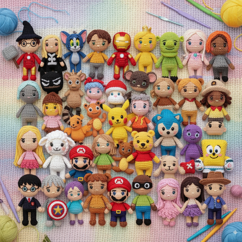 Amigurumi dolls Pack bundle cover