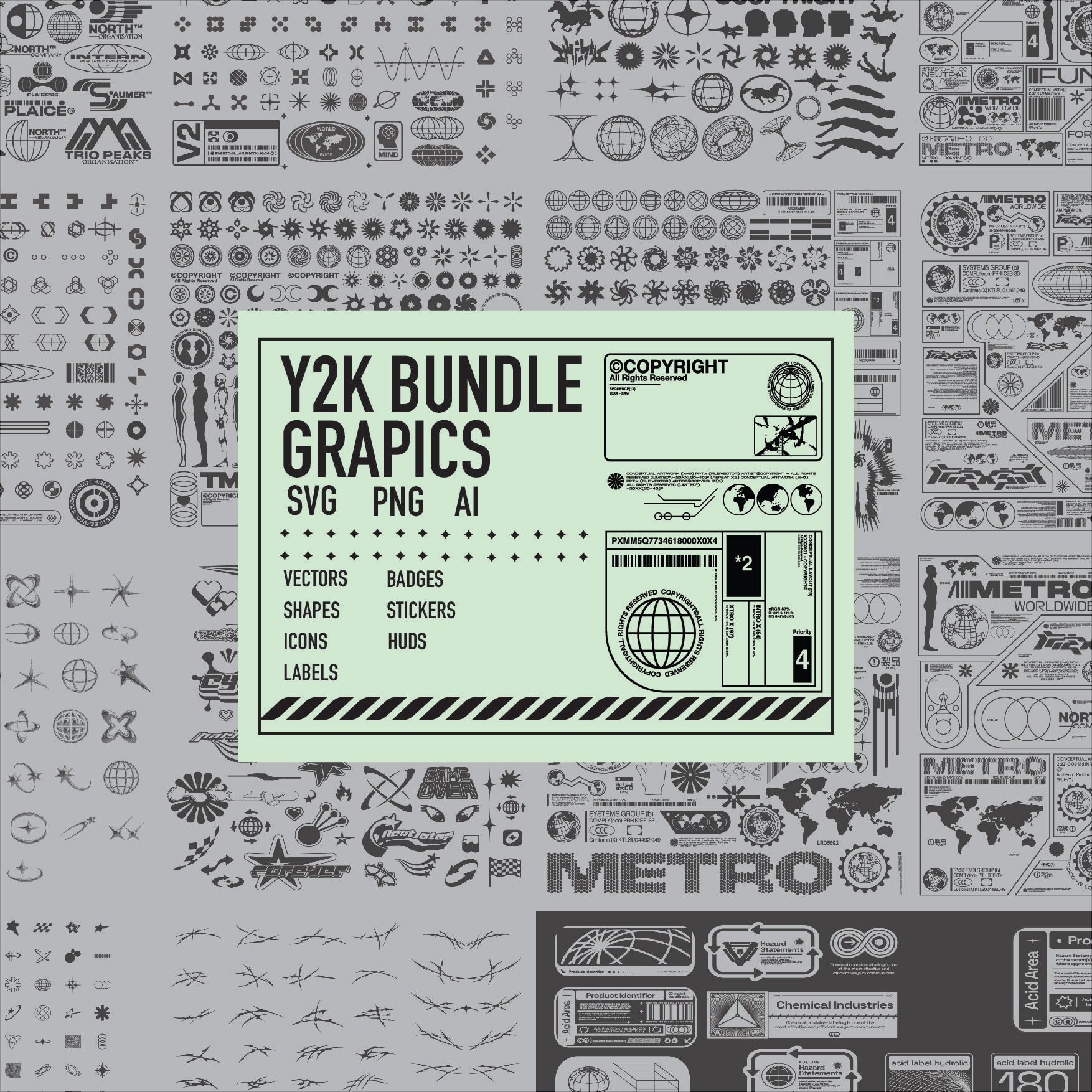 Y2K BUNDLE GRAPHICS